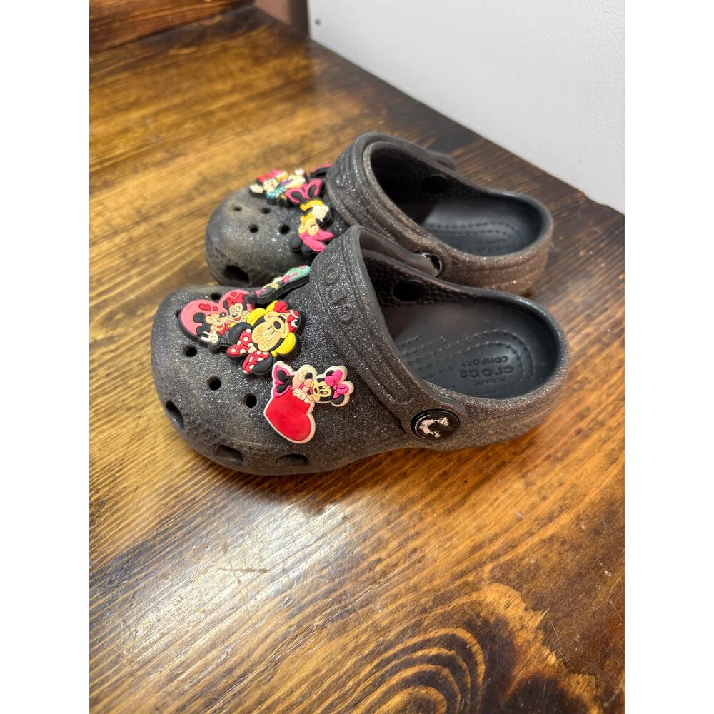 Crocs Black Clogs Size C7
